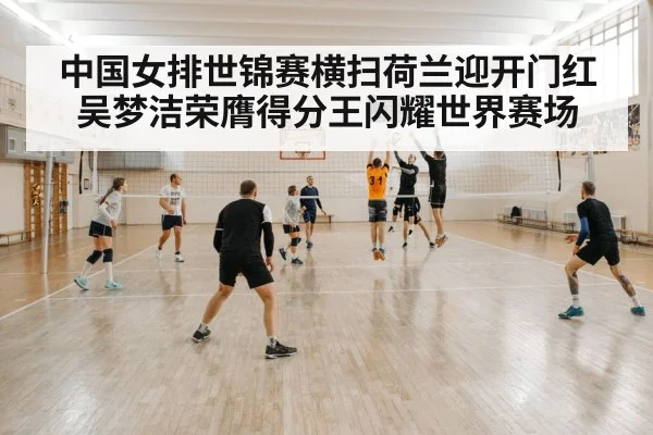 volleyball court action